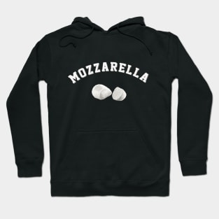 Mozzarella Cheese Funny Foody Team Logo Hoodie